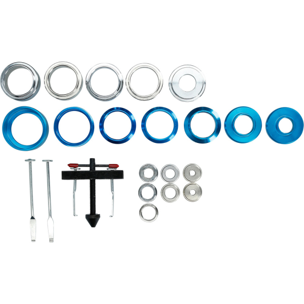 Neutrik XCR-10SET – Jeu De 10 Bagues De Codage Noir, Marron, Rouge, … Pour Connecteurs XLR