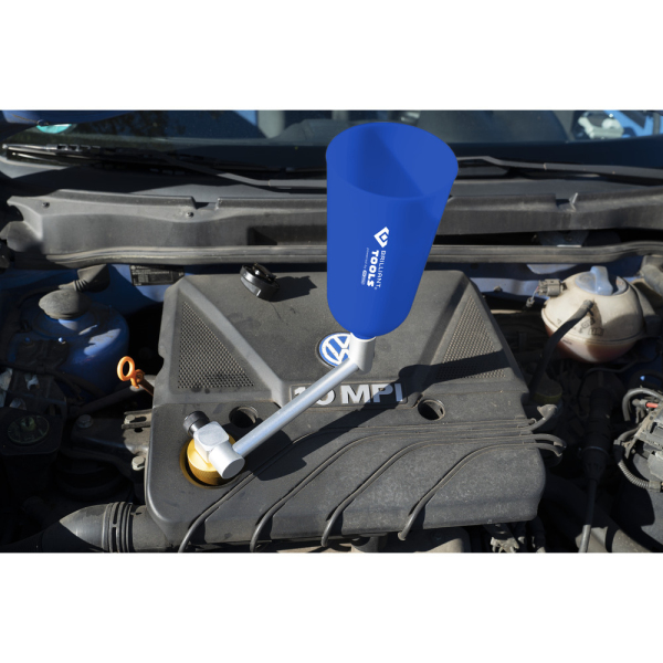 Coffret de remplissage d'huile avec adaptateurs et bras rotatif, universel, 15 pcs BT711110 Brilliant Tools