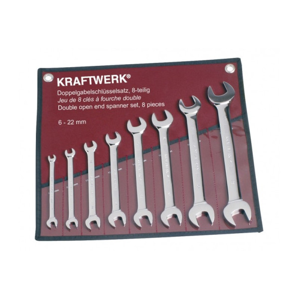 Trousse de 8 Clés à Fourches KRAFTWERK 3570R