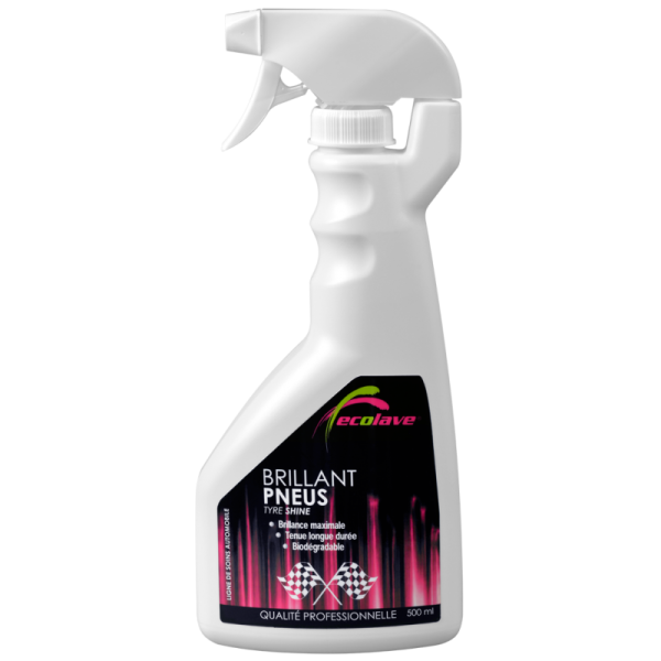 Spray brillant pneus 500ml ECOLAVE EXT004