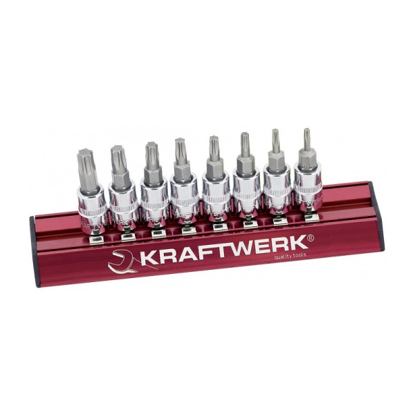 Jeu de 8 Douilles Torx MAGALU 1/4" KRAFTWERK 105099