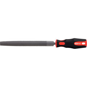 Limes à métaux emmanchées demi rondes douces KS TOOLS