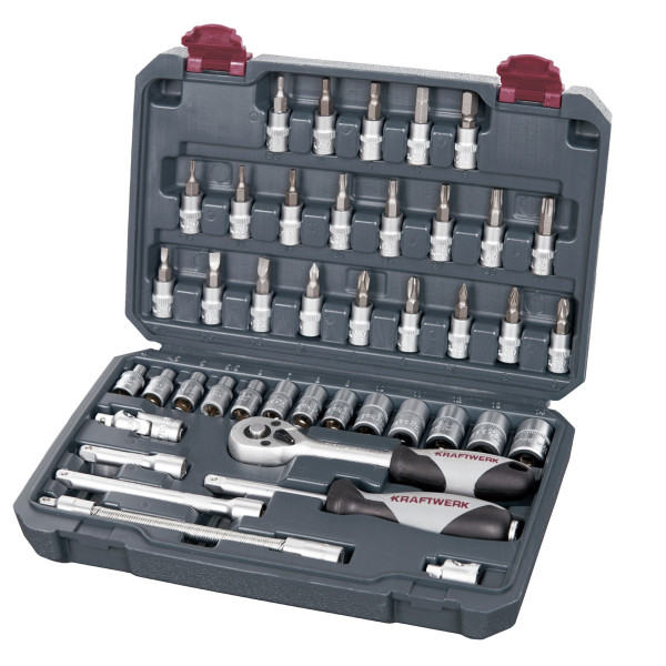 Coffret de douilles Basic line, 1/4", 42cpièces KRAFTWERK