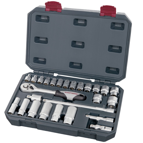 Coffret de douilles Basic Line 3/8", 26 pièces KRAFTWERK