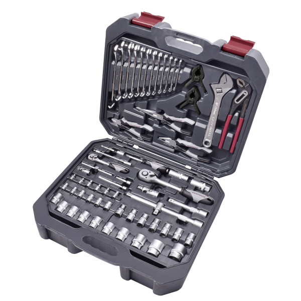 Coffret d'outils universel Basic-Line, 1/4“ + 1/2“, 243 pièces KRAFTWERK 204.106.600