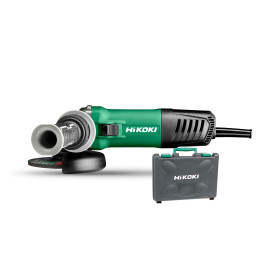 Meuleuse 125mm 1400W Poignée Anti-vibration en coffret HIKOKI