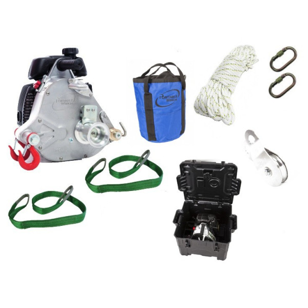 Kit jardin et chalet PCW5000 à essence force 1000 KG Portable Winch PCW5000-GK