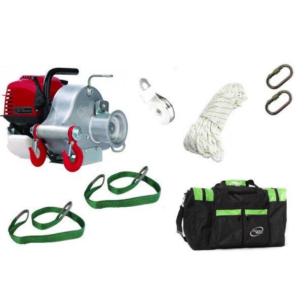 Kit jardin et chalet PCW3000 treuil de tirage à essence force 700 KG Portable Winch PCW3000-GK