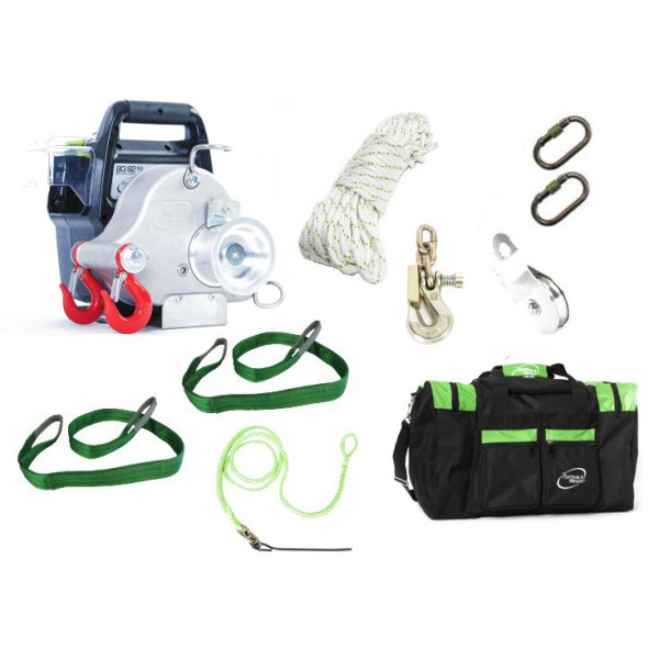 Kit chasse PCW3000-LI Treuil de tirage à batterie force 1000 KG Portable Winch PCW3000-LI-HK