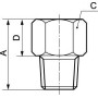 Prolongateur mâle / femelle cylindrique A5 Prevost