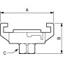 Raccord express filetage femelle G 1/4 à G 1 1/4 PREVOST