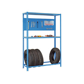 Etagère 3 niveaux gris foncé 540kg - L 1200 x H 2000 x P 400 mm - Kit SIMONRACING PLUS 3/400 SIMON RACK