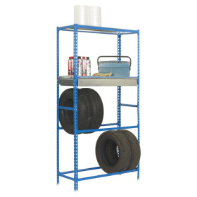 Etagère 4 niveaux + tiroir 3 coloris au choix 720kg - L 1200 x H 2000 x P 400 mm - Kit SIMONRACING BOX MEGAPLUS 3/400