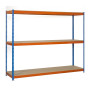 Etagère métallique 3 niveaux - 2000x1500x450 - 600kg - SIMONFORTE CHIPBOARD ST-1504-3 / SIMONRACK