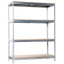 Etagère métallique 4 niveaux - 2000x1800x450 - 600kg - SIMONFORTE CHIPBOARD ST-1804-4 / SIMONRACK