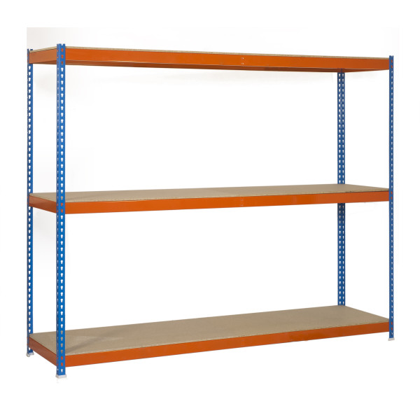 Etagère métallique 3 niveaux - 2000x1200x600 - 400kg - ECOFORTE CHIPBOARD EF-1206-3 / SIMONRACK