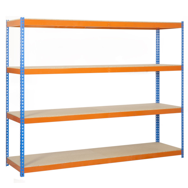 Etagère métallique 4 niveaux - 2000x1500x750 - 400kg - ECOFORTE CHIPBOARD EF-1507-4 / SIMONRACK