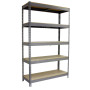 Etagère métallique 5 niveaux - 2000x1200x600 - 400kg - ECOFORTE CHIPBOARD EF-1206-5 / SIMONRACK