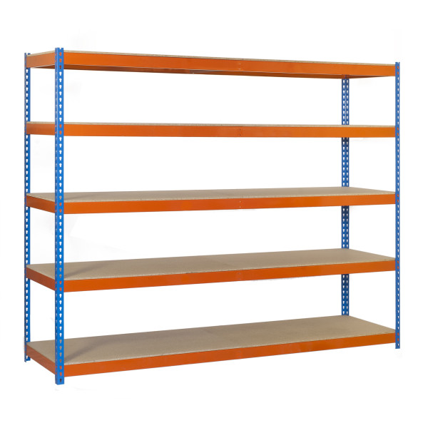 Etagère métallique 5 niveaux - 2000x1500x450 - 400kg - ECOFORTE CHIPBOARD EF-1504-5 / SIMONRACK