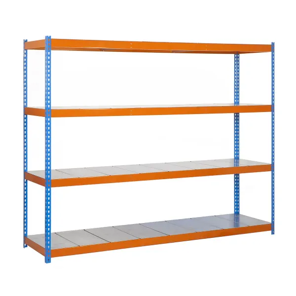 Etagère métallique 4 niveaux - 2000x1200x450 - 400kg - ECOFORTE METAL EF-1204-3 / SIMONRACK