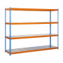 Etagère métallique 4 niveaux - 2000x1500x750 - 400kg - ECOFORTE METAL EF-1507-3 / SIMONRACK