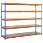 Etagère métallique 5 niveaux - 2000x1500x750 - 400kg - ECOFORTE METAL EF-1507-5 / SIMONRACK