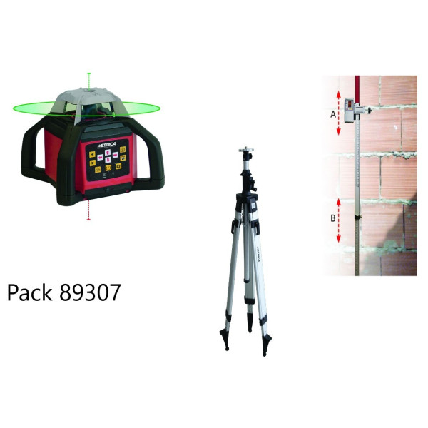 Pack Pro BRAVO LASER ROTATIVO HV4 Green - METRICA