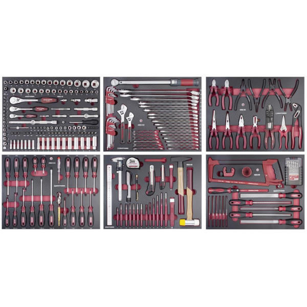 Composition d'outils 308 Pièces 6 Modules COMPLETO EVA KRAFTWERK 105.515.000