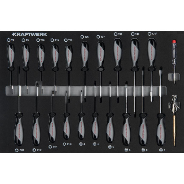 Module de tournevis BASIC LINE, 22 pièces - KRAFTWERK 105.102.013