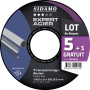 LOT DE 5 DISQUES + 1 OFFERT EXPERT ACIER 125MM - SIDAMO