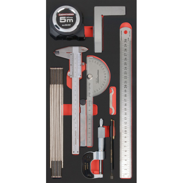 PRO LINE EVA insert d'outils de mesure 9 pièces 20x40 cm KRAFTWERK 105.401.046