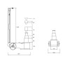 Cric hydropneumatique 10-22-40t