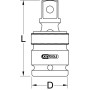 Cardan à chocs 3/8’’ Chrome Molybdène - KS TOOLS 515.1533 