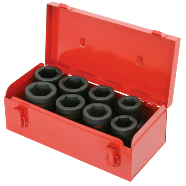 Coffret de 8 douilles Longues à chocs 1’’ KS TOOLS 515.0308 