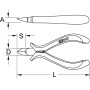 Pince Electronique Coupante Diagonale KS TOOLS 500.7024 