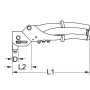 Pince à rivets Tête pivotante 360° KS TOOLS 150.9540 