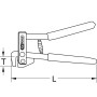 Mini pince à soyer jusqu'à 1 mm d'épaisseur - KS TOOLS 118.0056 