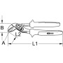 Pince multiprises gainée, 10'', 0-36 mm KS TOOLS 115.2001 