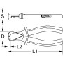 Pince coupante frontale ERGOTORQUE L165 mm KS TOOLS 115.1015 