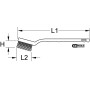 Brosse acier pour bougies à 2 rangées KS TOOLS 201.2315 