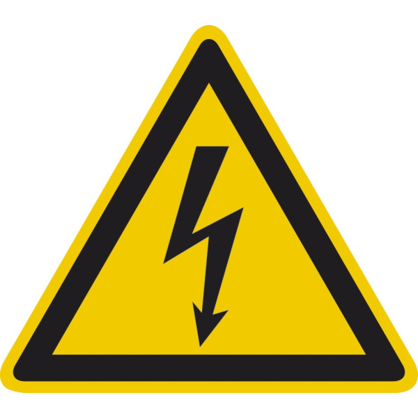 Panneau de signalisation travaux sur véhicules hybrides et électriques : Tensions électriques KS TOOLS 917.3898 