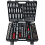 Coffret de douilles 1/4'' + 3/8'' + 1/2'', 195 pièces KS TOOLS 917.0795 