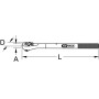 Cliquet réversible 24 dents L 510 - 730 mm KS TOOLS 911.3490 