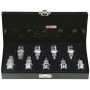 Coffret de 9 douilles tournevis ULTIMATE 6 pans KS TOOLS 922.1321 