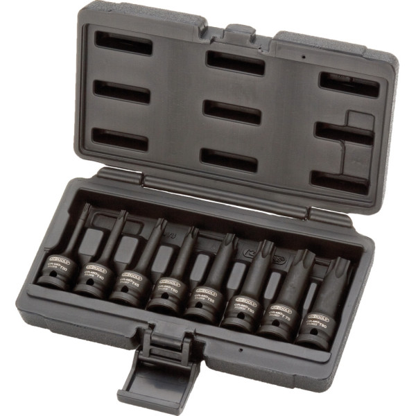 Coffret de 8 douilles à chocs TORX 1/2’’ KS TOOLS 911.0901 