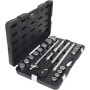 Coffret de douilles 12 pans en pouces 3/4" 21 pièces KS TOOLS 911.0751 