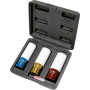 Coffret de 3 douilles à chocs 1/2" pour jantes alu. KS TOOLS 515.1005 