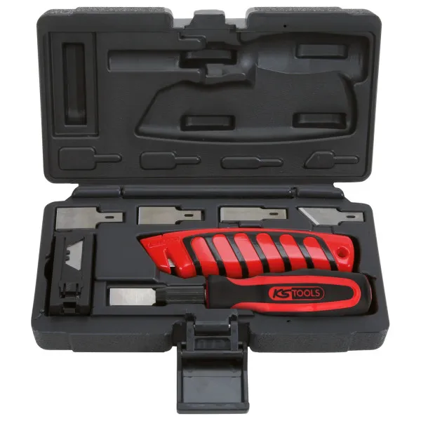 Coffret de Couteaux et Cutter KS TOOLS 907.2200 