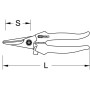 Ciseau droit modèle long KS TOOLS 118.0071 