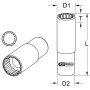 Douille longue 12 pans 1/2" 36 mm KS TOOLS 911.4354 